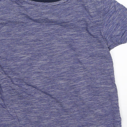 George Boys Blue Striped  Basic T-Shirt Size 3-4 Years  - surf dude
