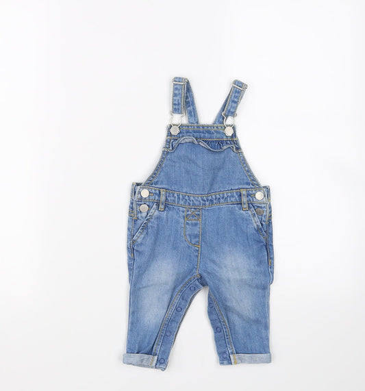 Next Baby Blue   Dungaree One-Piece Size 3-6 Months