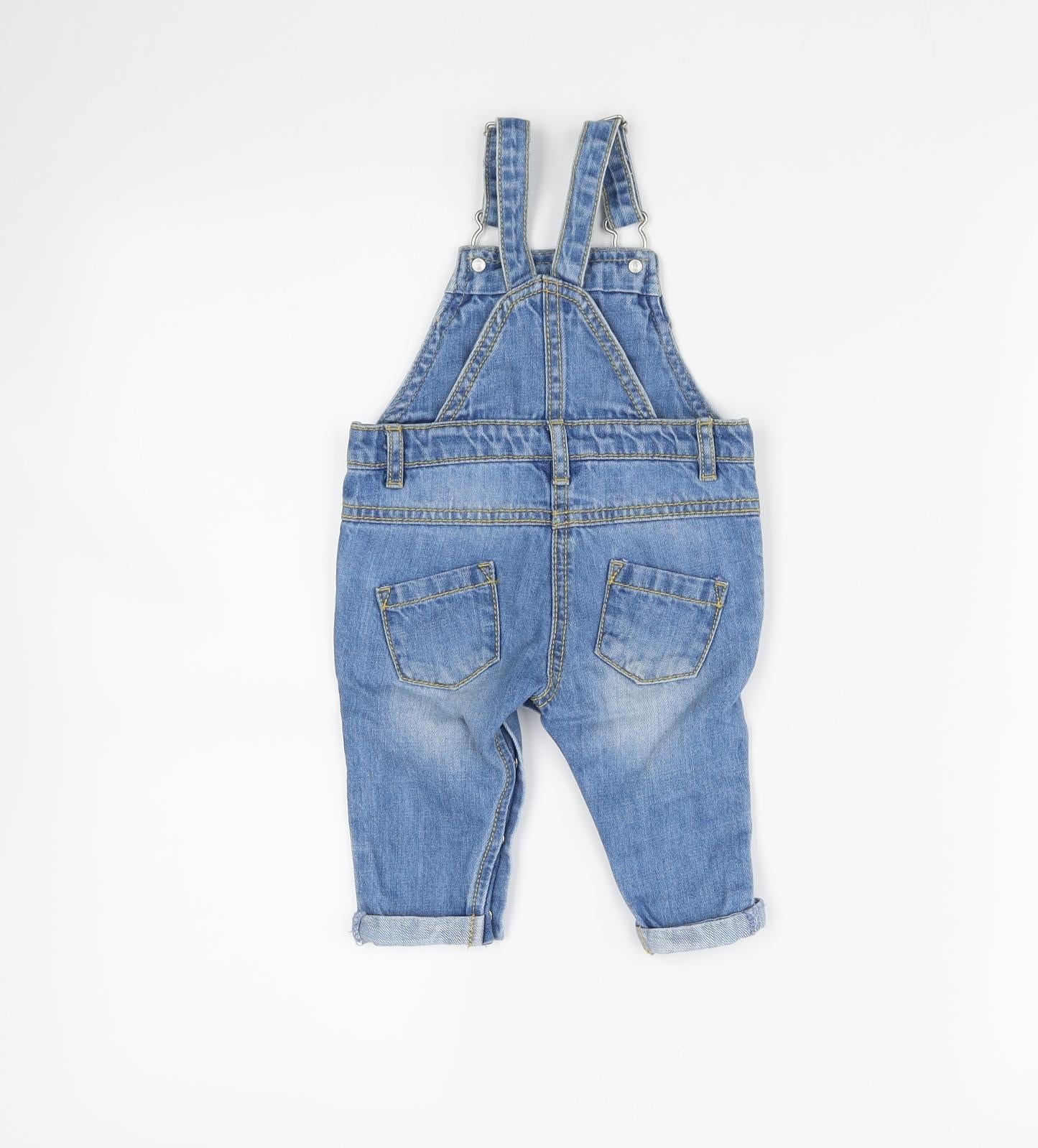 NEXT Baby Blue   Dungaree One-Piece Size 3-6 Months