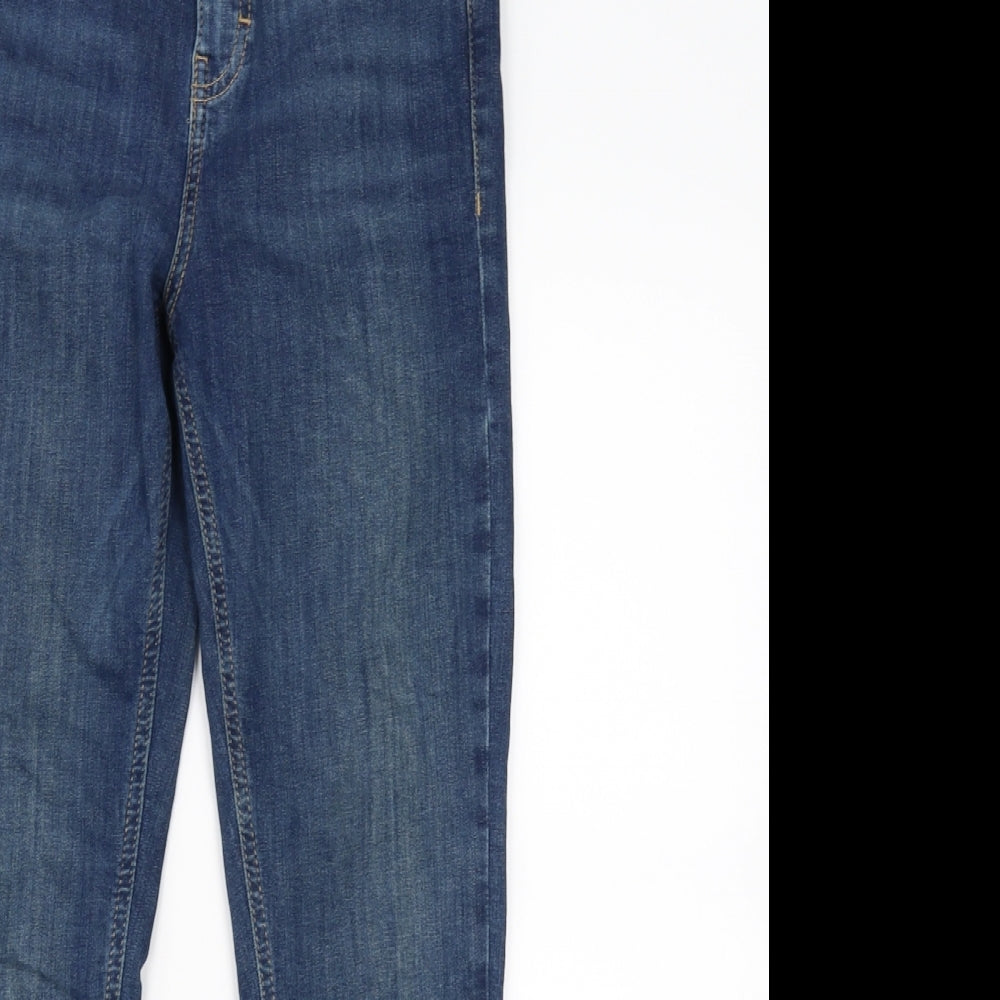 Topshop Womens Blue   Skinny Jeans Size 28 in L27 in