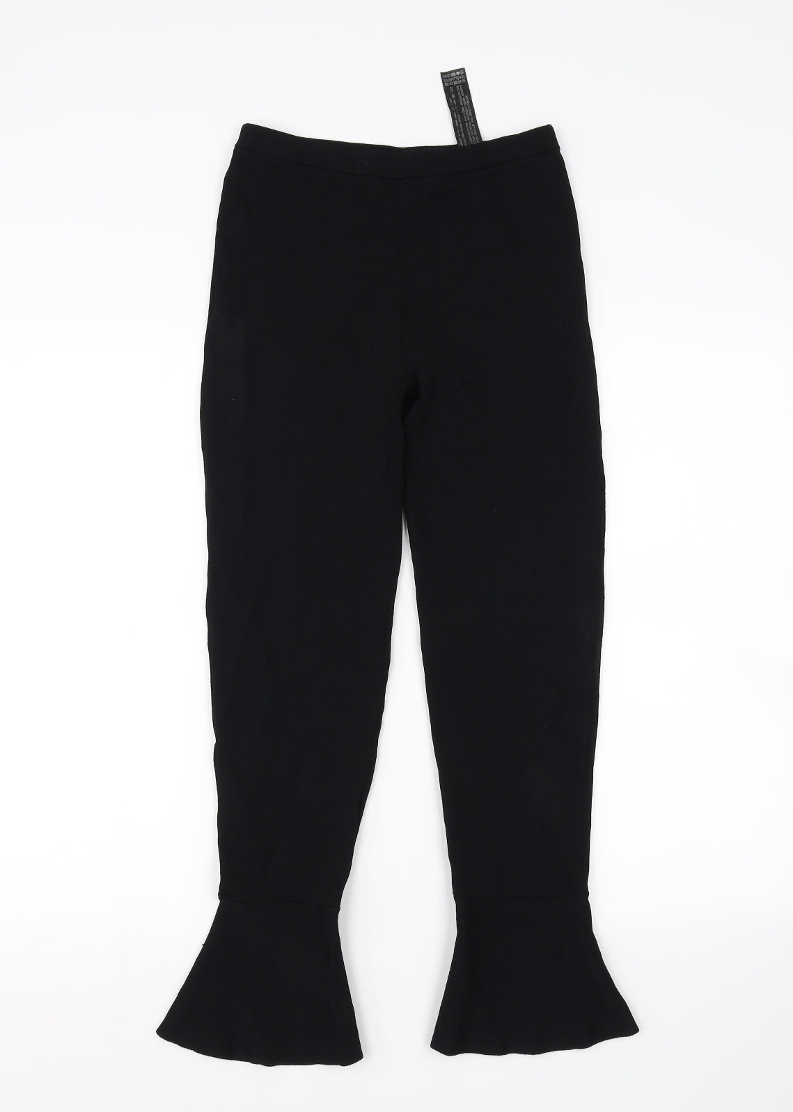 Womens UK Size M Zara Regular Fit  Black Trousers