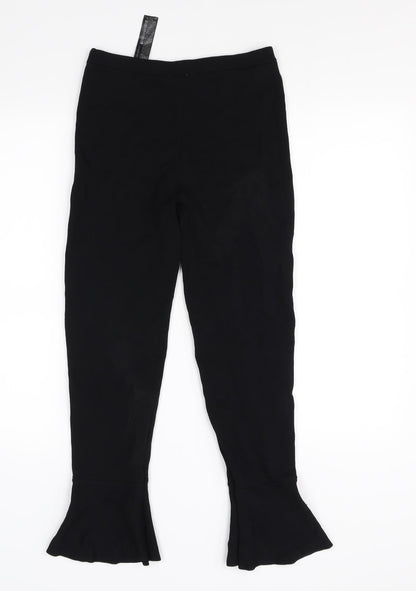 Womens UK Size M Zara Regular Fit  Black Trousers