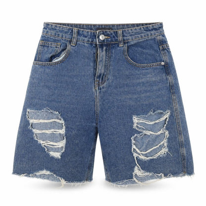 Womens UK Size 8 Momokrom Regular Fit Cut-Off Shorts