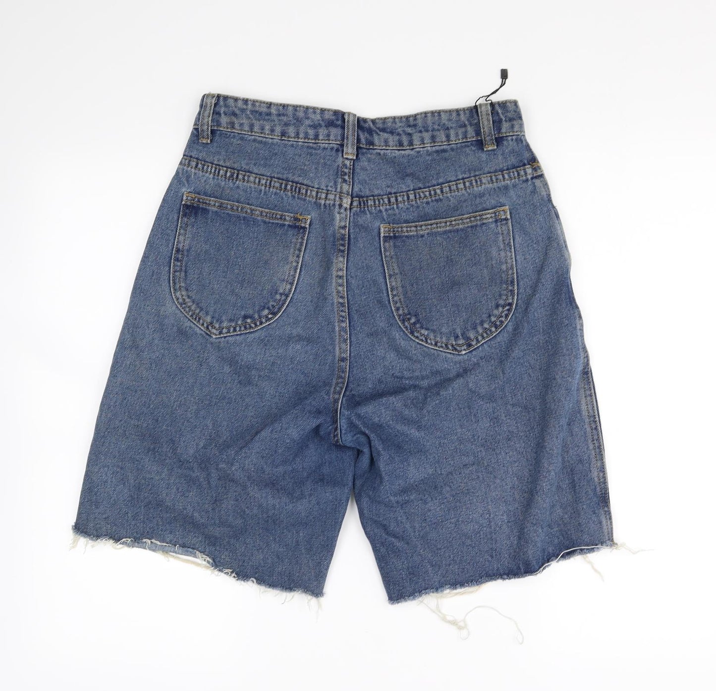Womens UK Size 8 Momokrom Regular Fit Cut-Off Shorts