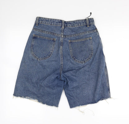 Womens UK Size 8 Momokrom Regular Fit Cut-Off Shorts