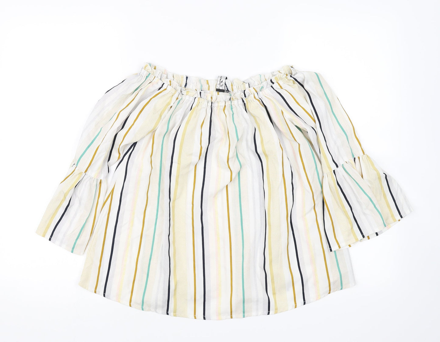 influence Womens Multicoloured Striped  Basic Blouse Size 6