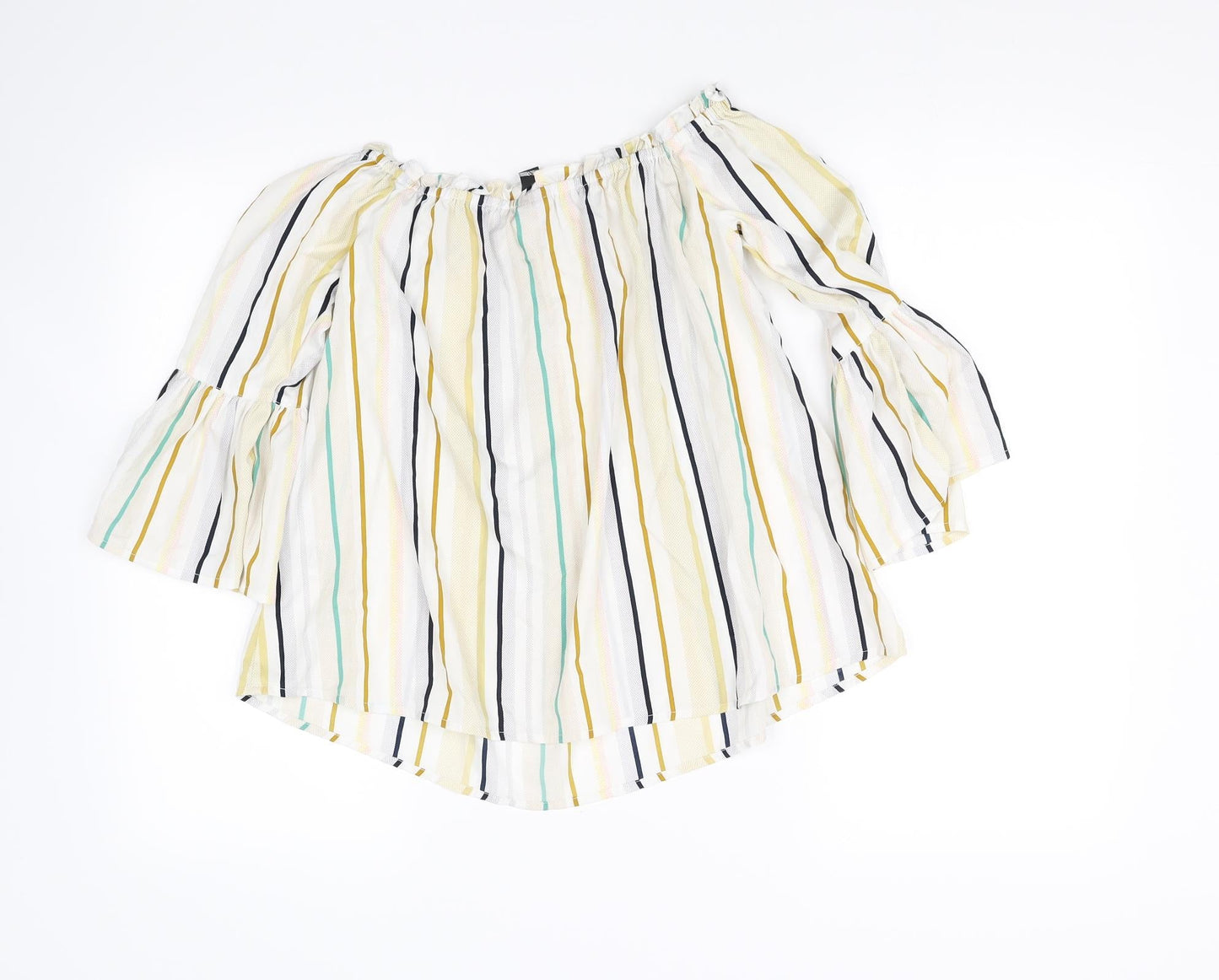 influence Womens Multicoloured Striped  Basic Blouse Size 6