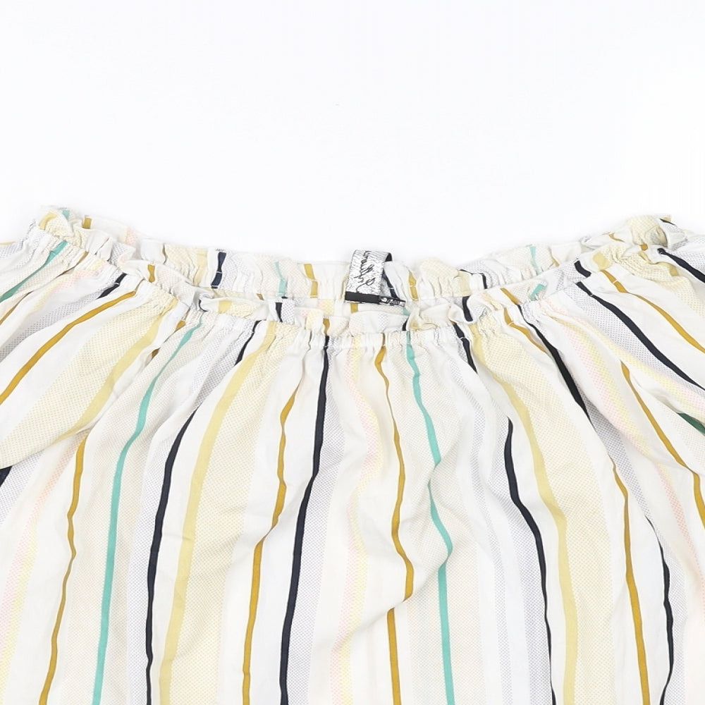 influence Womens Multicoloured Striped  Basic Blouse Size 6