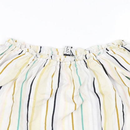 influence Womens Multicoloured Striped  Basic Blouse Size 6