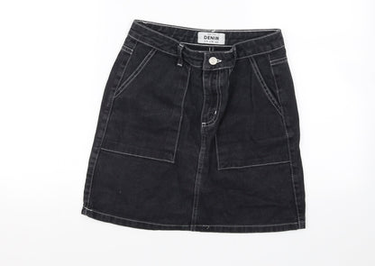 Womens UK Size 8 Denim & Co. Mini  Skirt