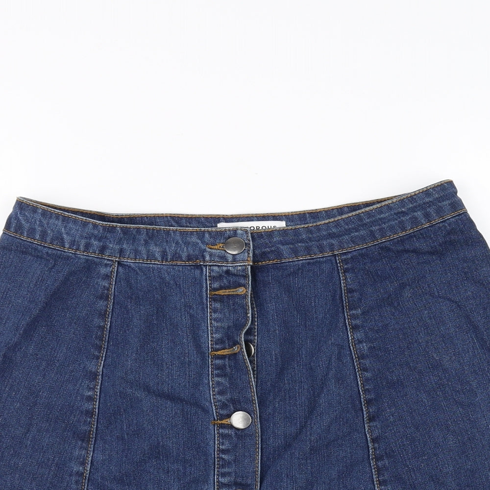 Glamorous Womens Blue   Mini Skirt Size 10