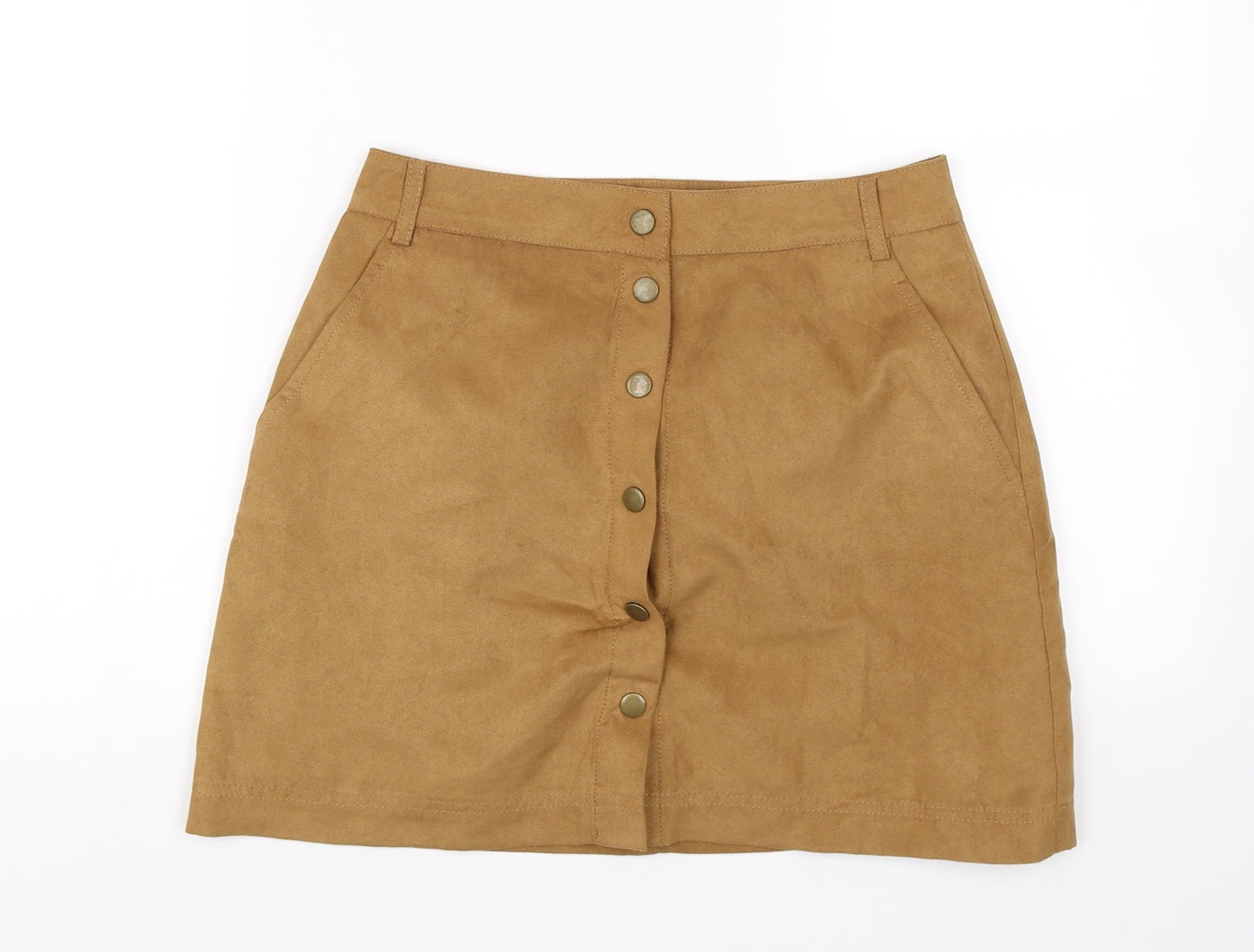 New Look Womens Brown   Mini Skirt Size 8