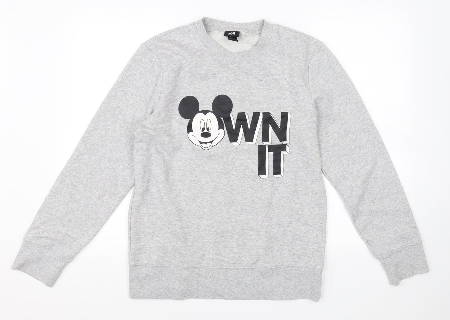 H&M Womens Grey   Pullover Jumper Size S