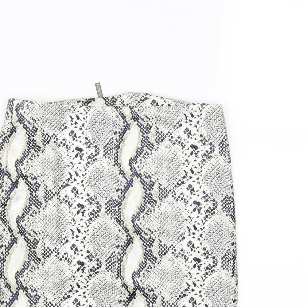 In Vogue Womens Multicoloured Animal Print  Mini Skirt Size XS