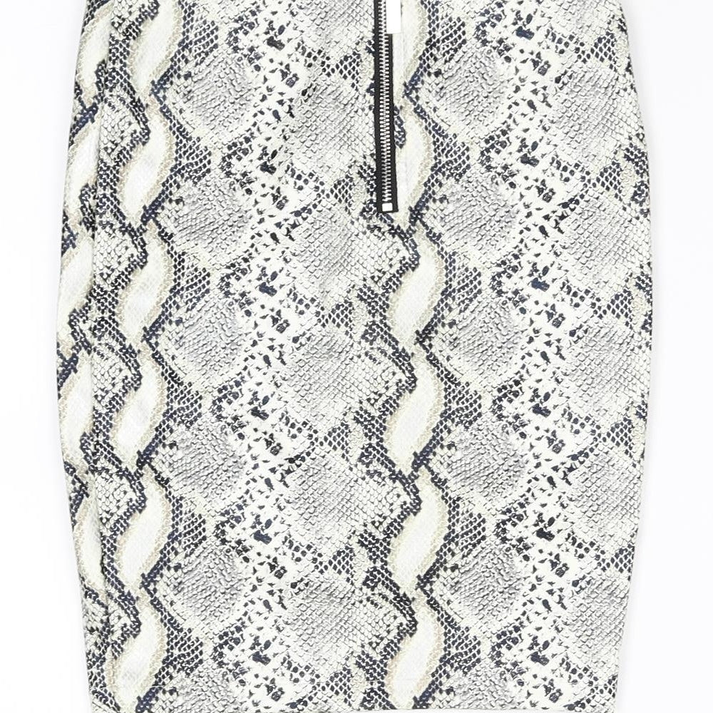 In Vogue Womens Multicoloured Animal Print  Mini Skirt Size XS