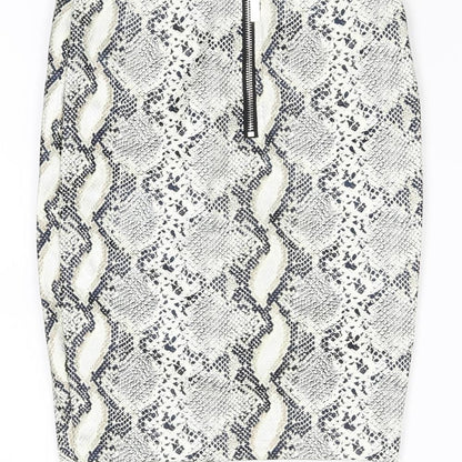 In Vogue Womens Multicoloured Animal Print  Mini Skirt Size XS