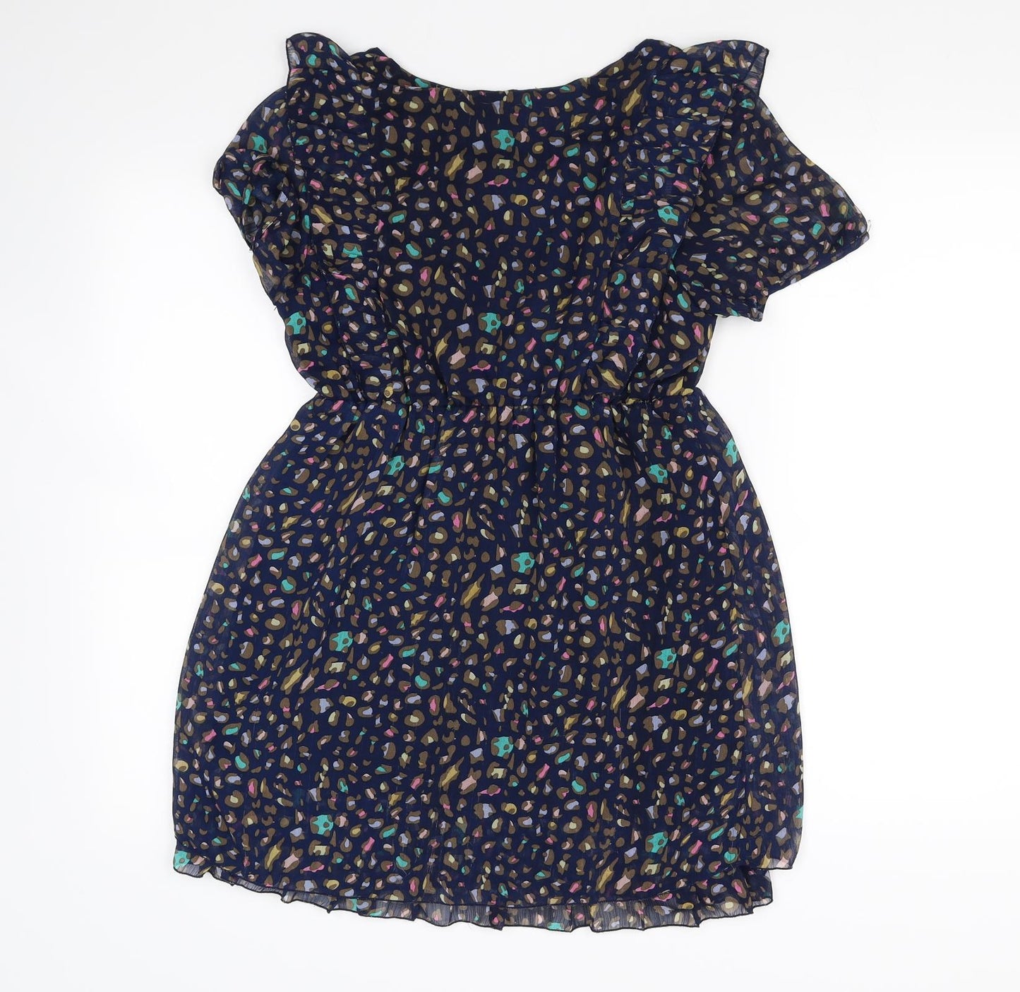 M Butterfly Womens Blue Animal Print  Mini  Size M