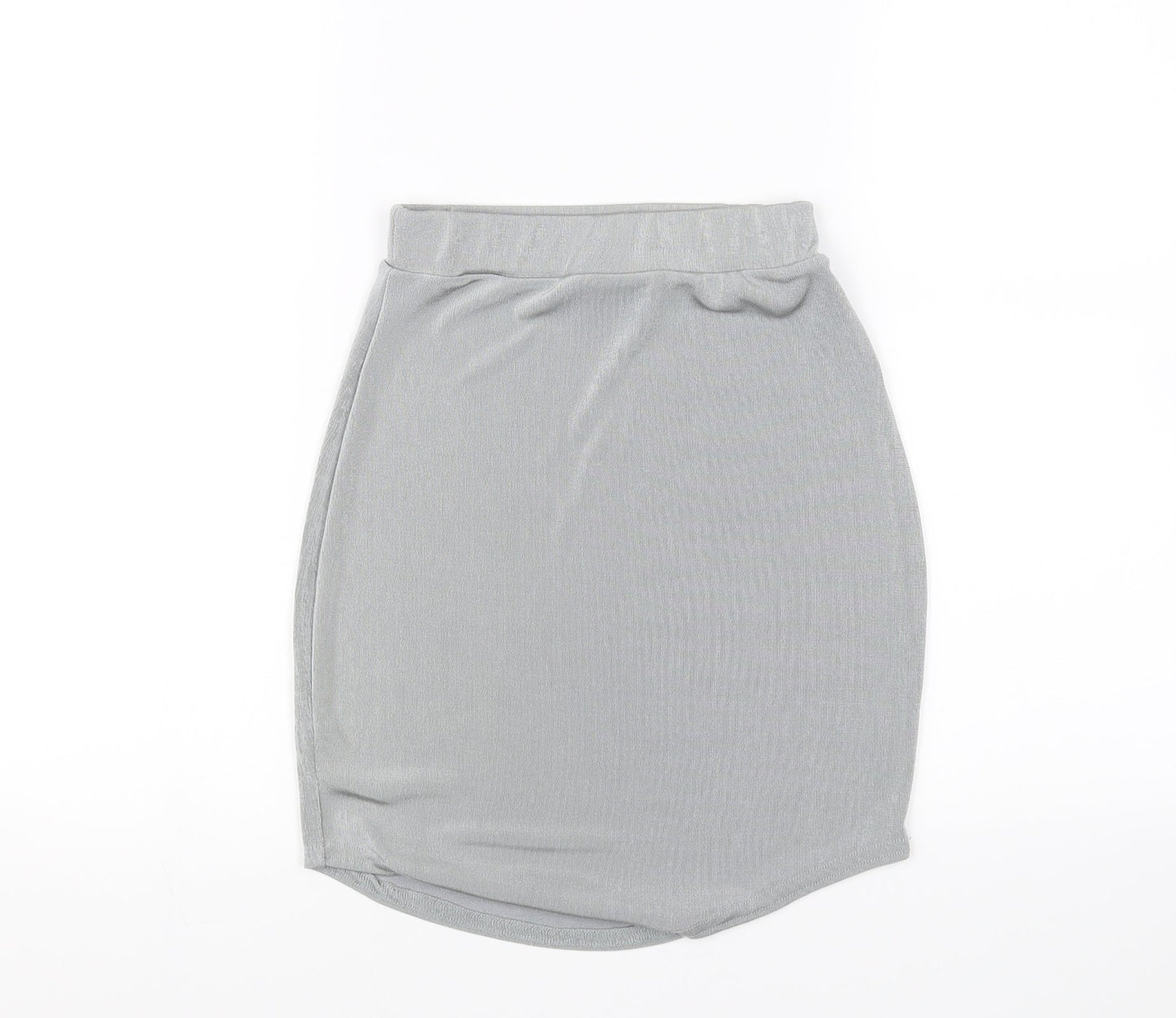 Misspap Womens Grey   Mini Skirt Size XS