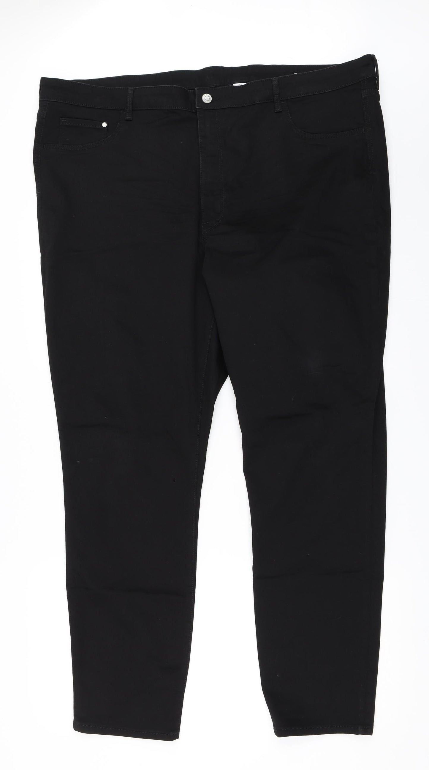 Womens UK Size 28 H&M Regular Fit Skinny Black Jeans