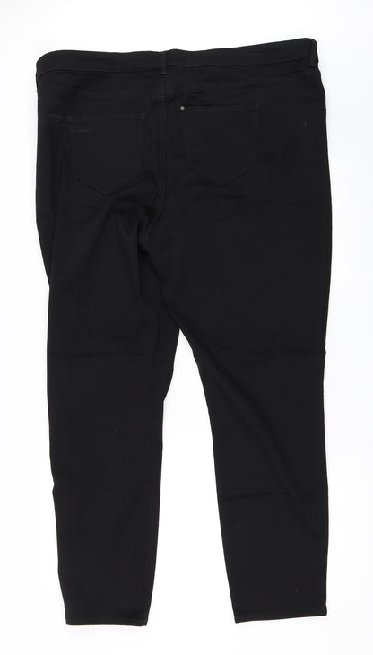 Womens UK Size 28 H&M Regular Fit Skinny Black Jeans