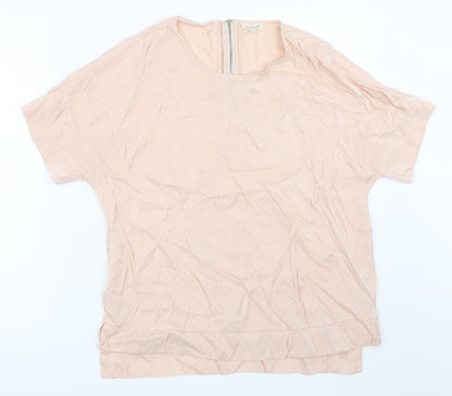 Womens UK Size 12 River Island Pink Basic Blouse