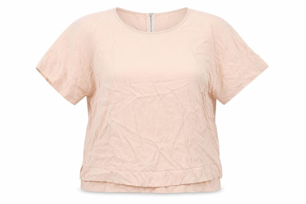 Womens UK Size 12 River Island Pink Basic Blouse