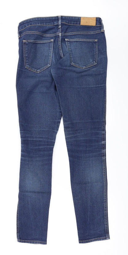 Womens UK Size 27 in H&M Regular Fit Skinny Blue Jeans