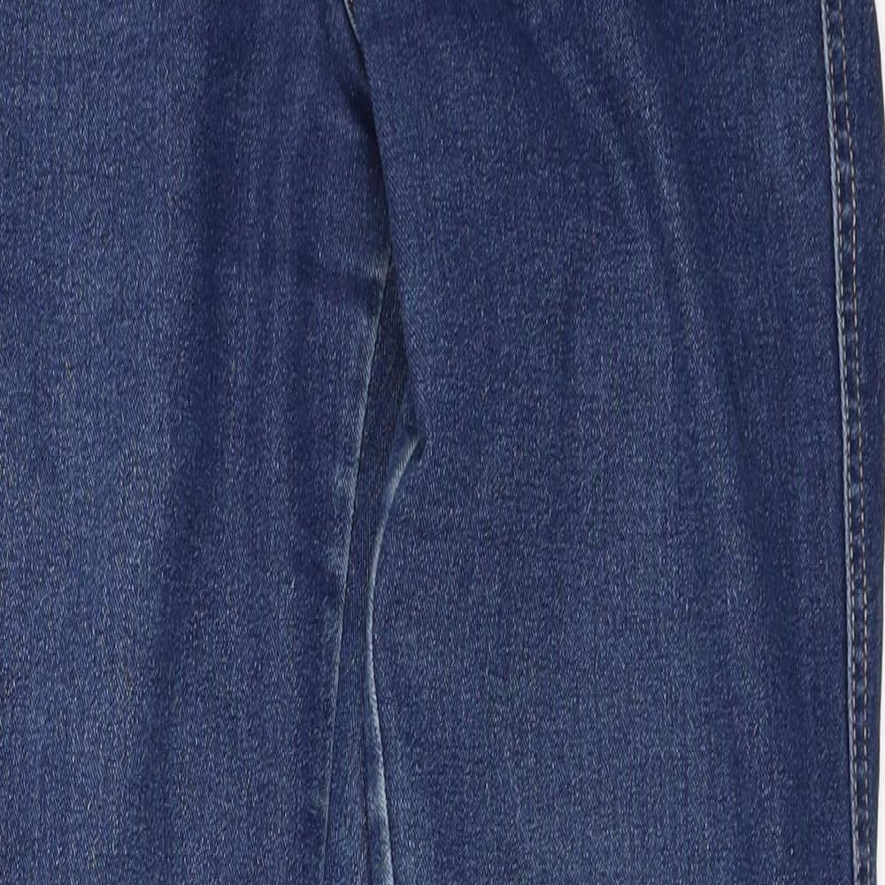 Womens UK Size 27 in H&M Regular Fit Skinny Blue Jeans