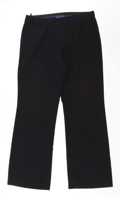 Womens UK Size 14 Marks and Spencer Regular Fit  Black Trousers