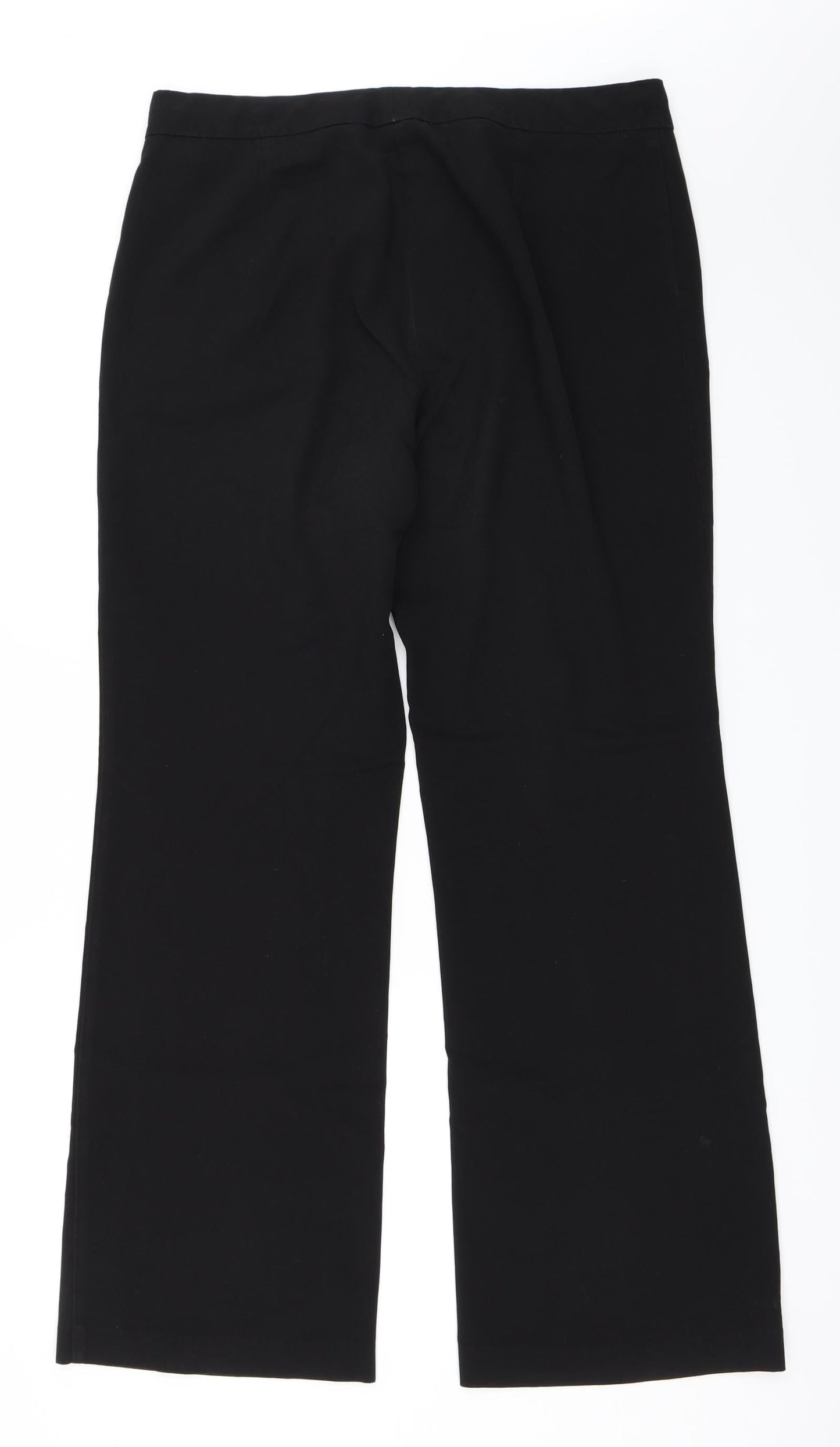 Womens UK Size 14 Marks and Spencer Regular Fit  Black Trousers