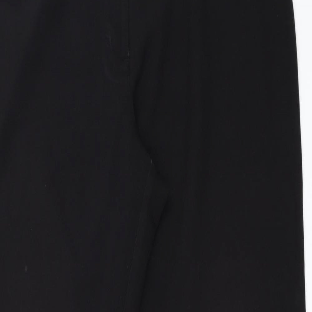 Womens UK Size 14 Marks and Spencer Regular Fit  Black Trousers