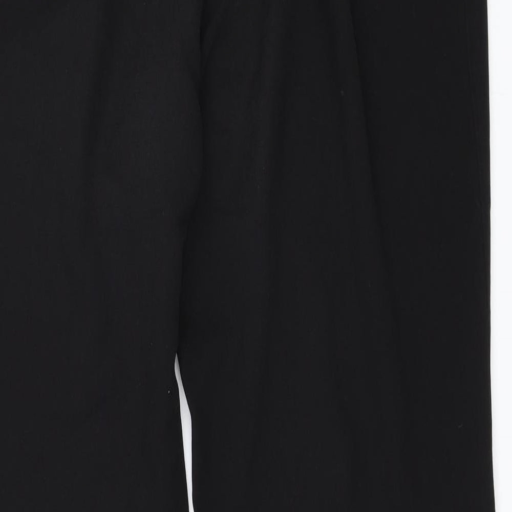 Womens UK Size 14 Marks and Spencer Regular Fit  Black Trousers