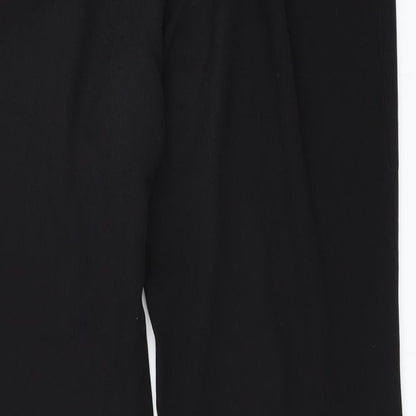 Womens UK Size 14 Marks and Spencer Regular Fit  Black Trousers