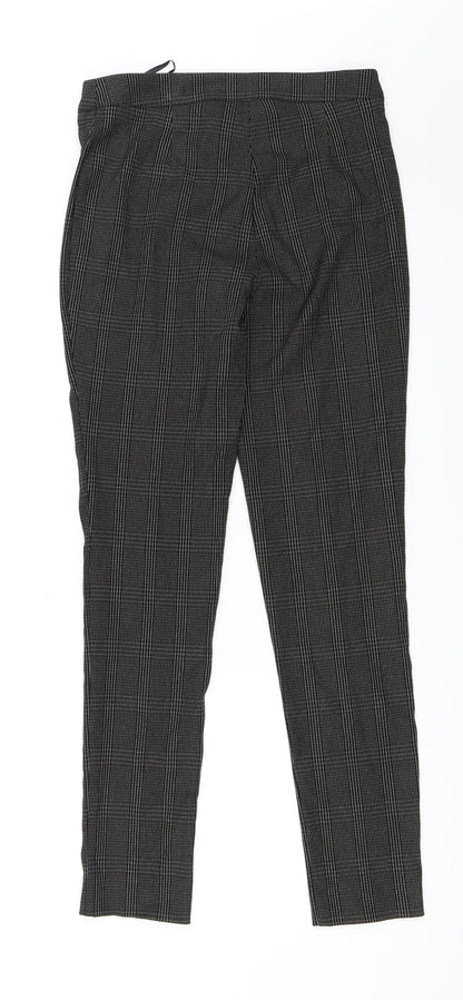 Womens UK Size 8 F&F Regular Fit Capri Black Trousers
