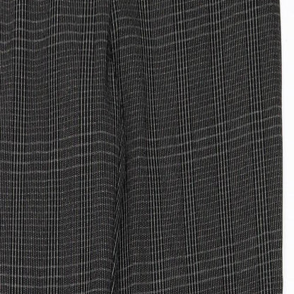 Womens UK Size 8 F&F Regular Fit Capri Black Trousers