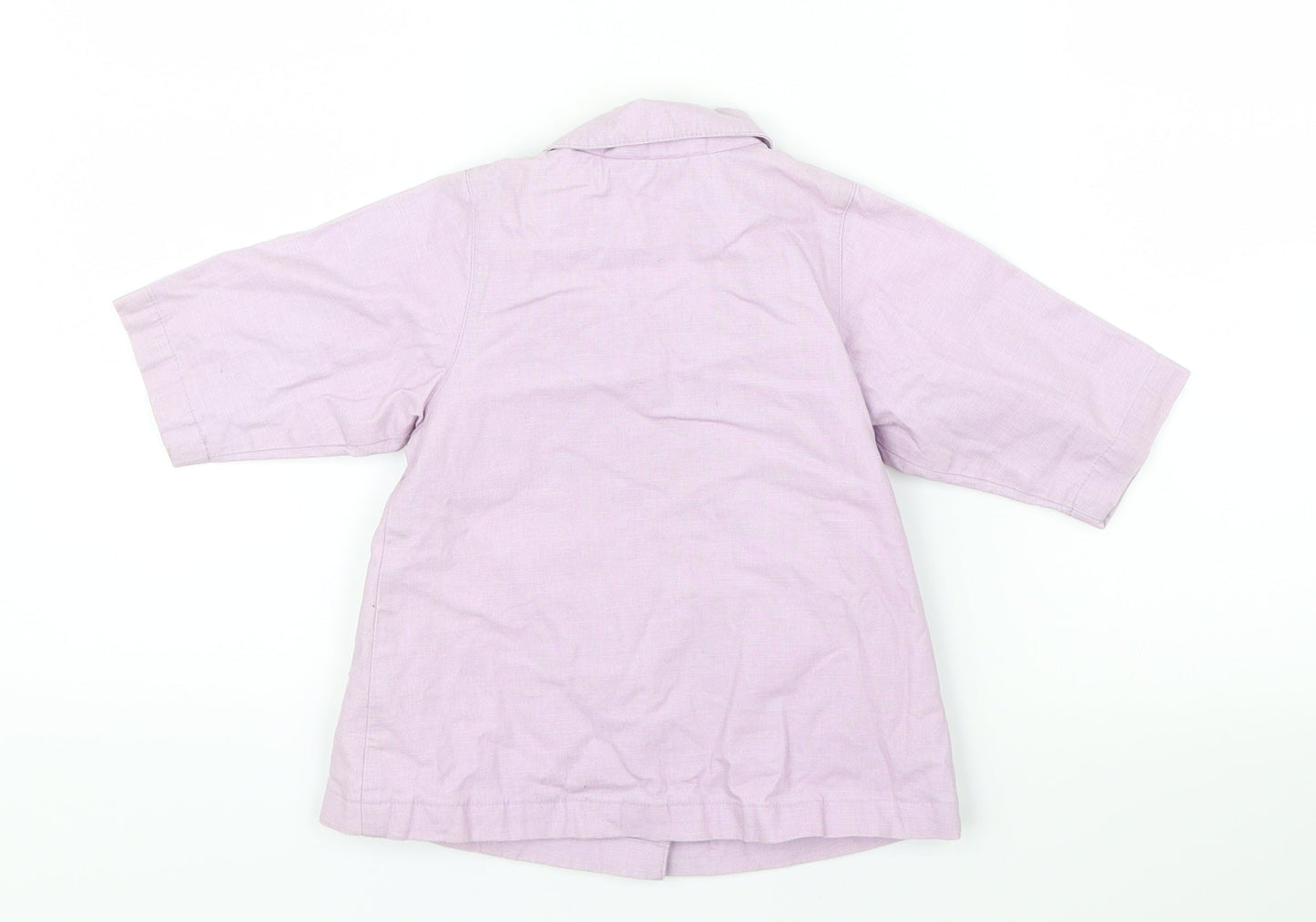 Marks and Spencer Girls Purple   Jacket Coat Size 3-6 Months