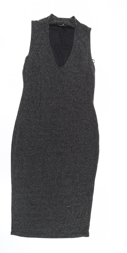 Select Womens Silver   Bodycon  Size 12