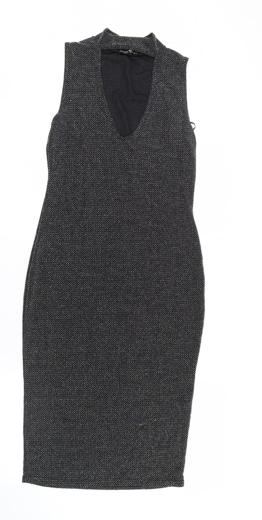 Select Womens Silver   Bodycon  Size 12
