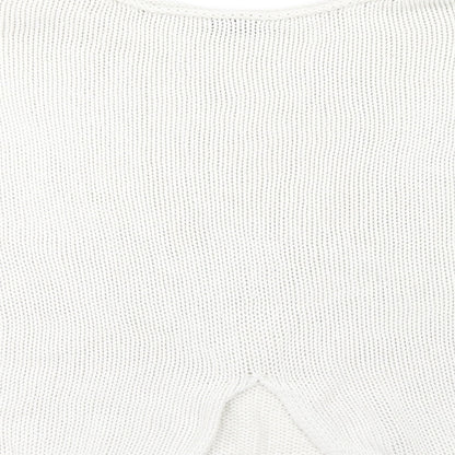 Topshop Womens Ivory  Knit Pullover Jumper Size 10