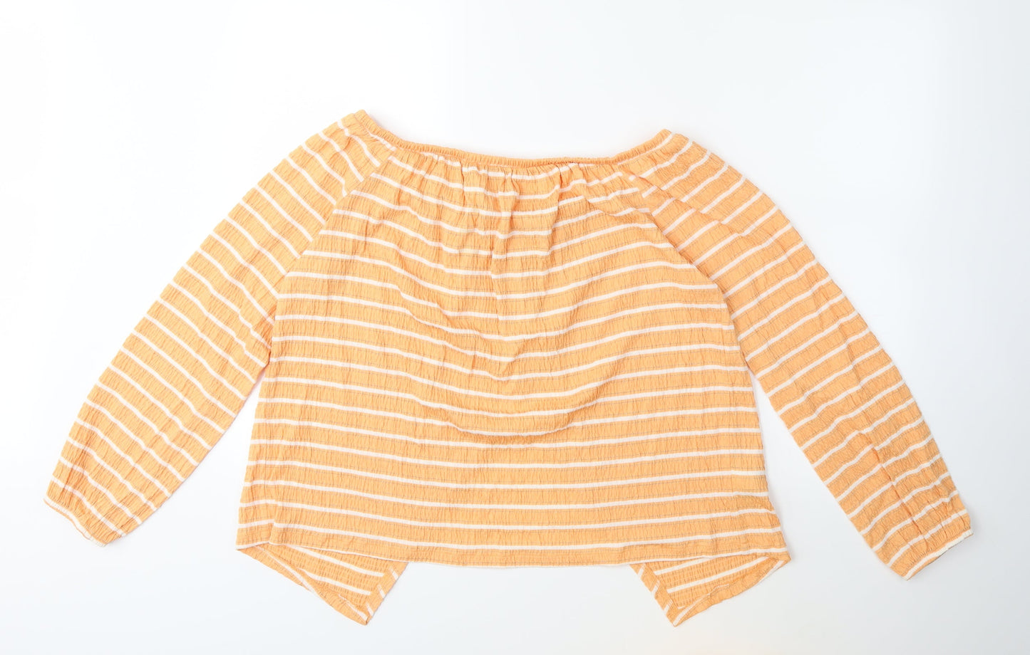 Womens UK Size 14 NEXT Orange Basic Blouse