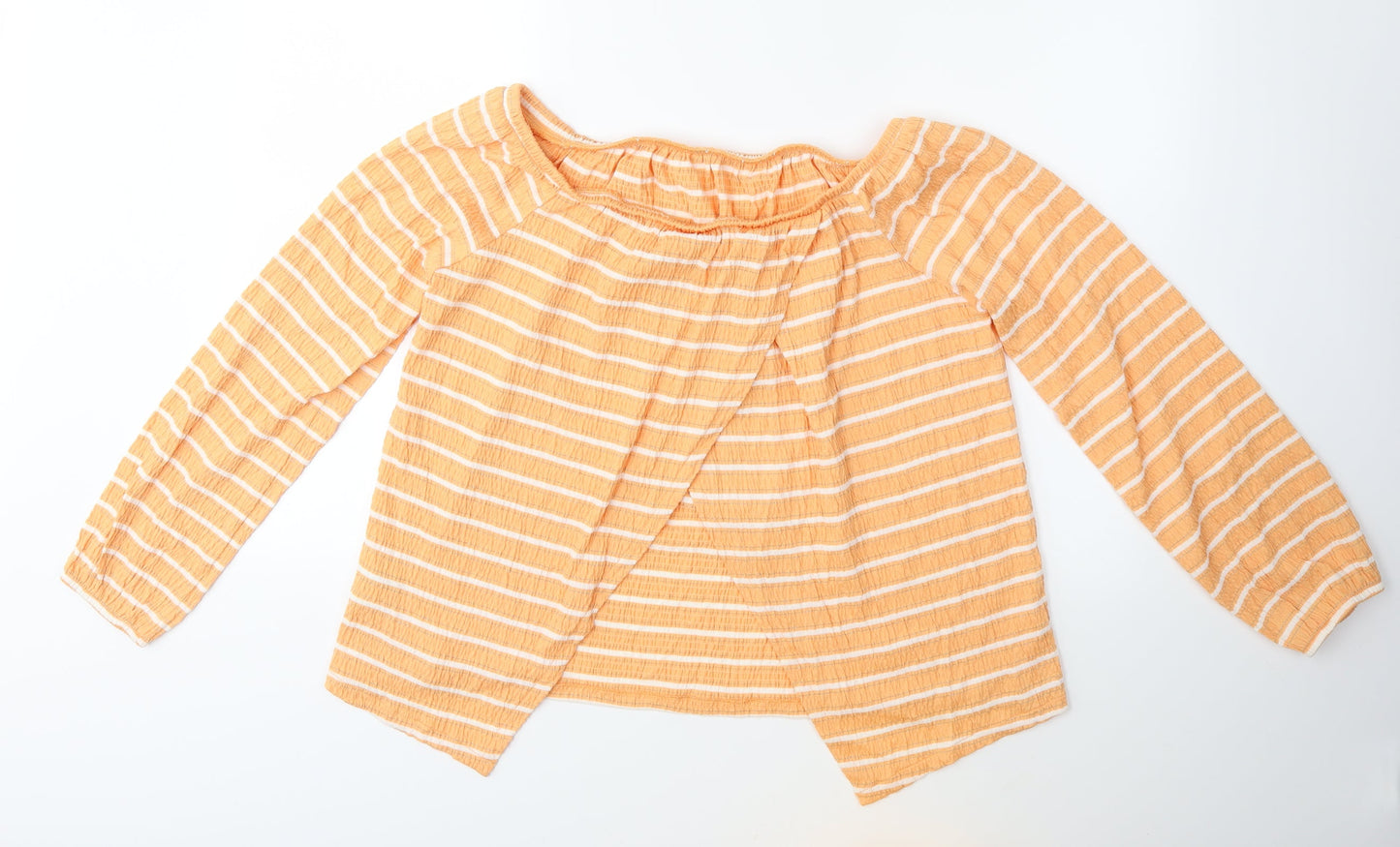 Womens UK Size 14 NEXT Orange Basic Blouse