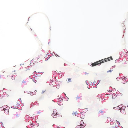 Atmosphere Womens Pink Floral  Basic Blouse Size 14