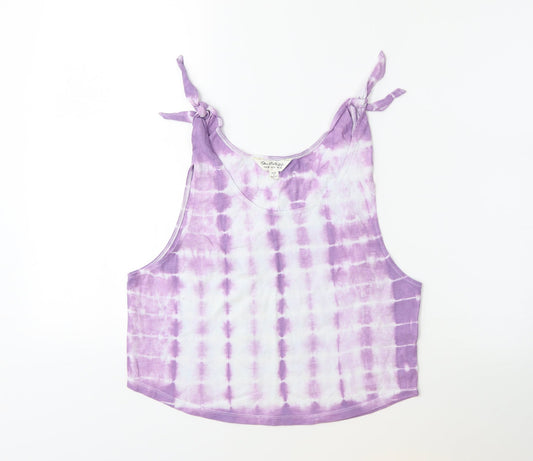 Miss Selfridge Womens Purple   Basic Tank Size 14