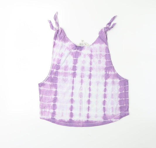Miss Selfridge Womens Purple   Basic Tank Size 14