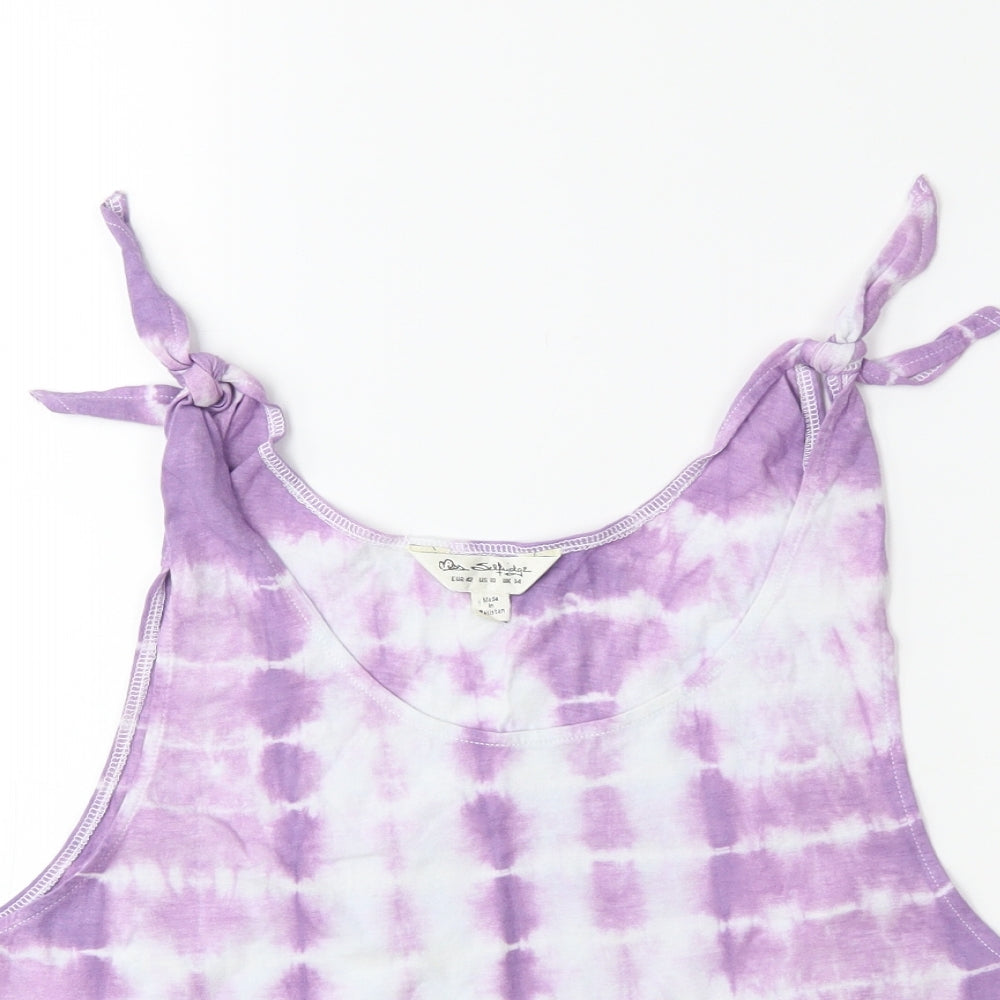 Miss Selfridge Womens Purple   Basic Tank Size 14