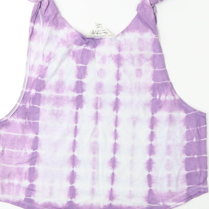 Miss Selfridge Womens Purple   Basic Tank Size 14