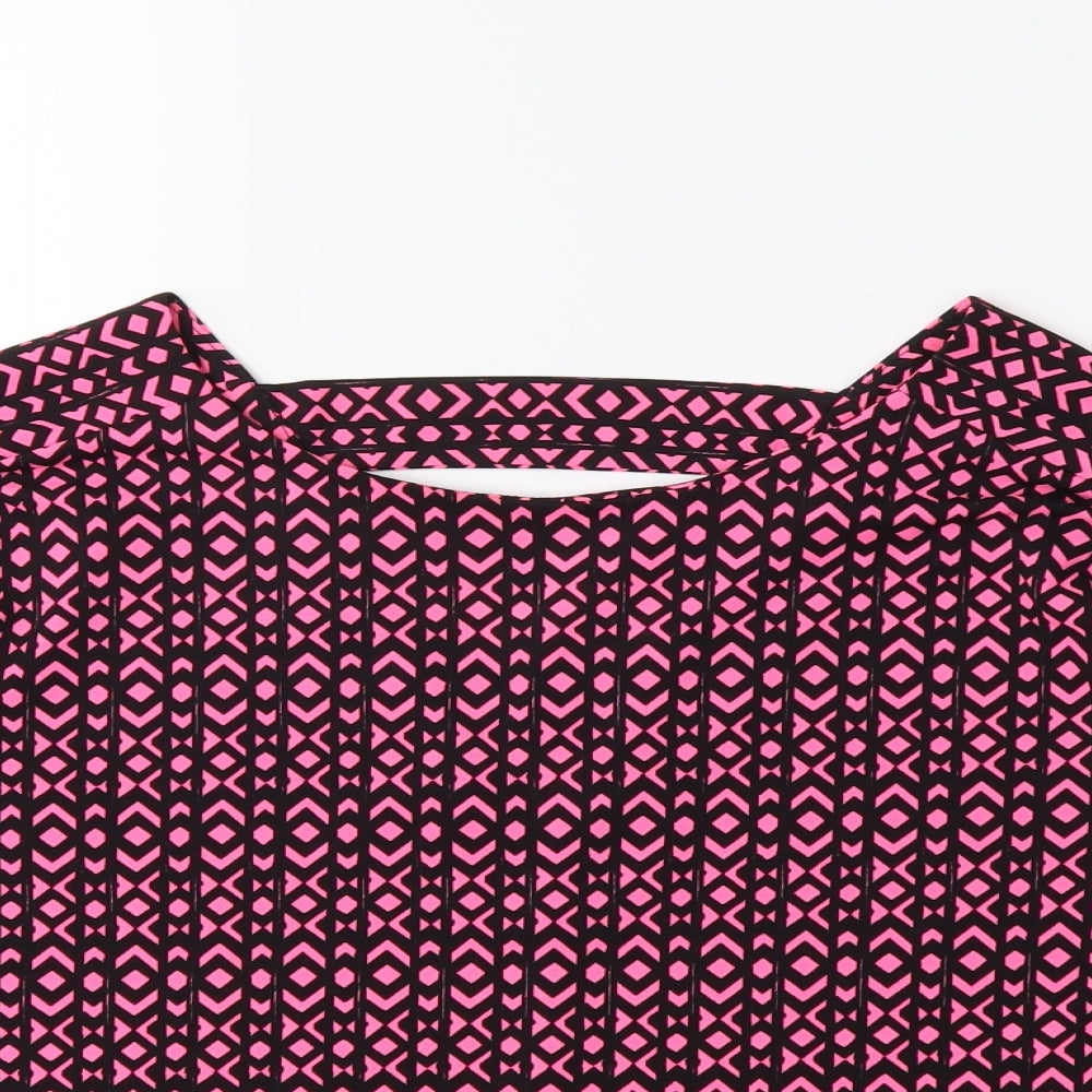 Womens UK Size 6 NEXT Pink Basic T-Shirt