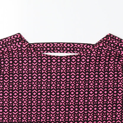 Womens UK Size 6 NEXT Pink Basic T-Shirt