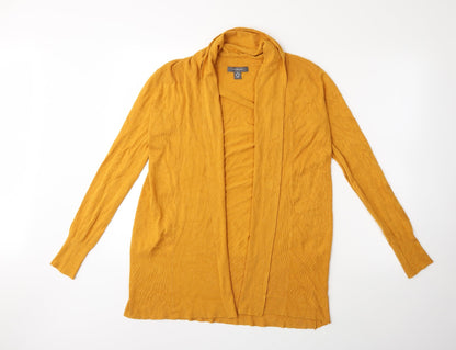 Primark Womens Yellow  Knit Cardigan Jumper Size 6