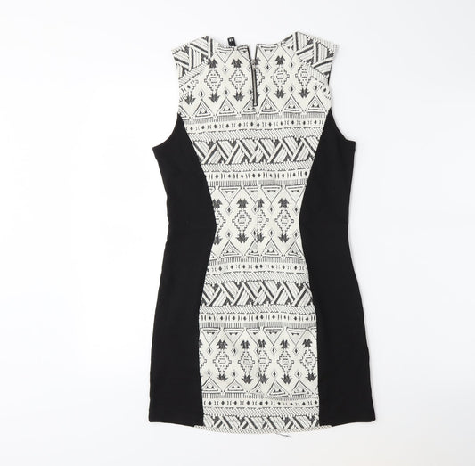 H&M Womens White   Bodycon  Size 12